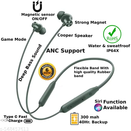 Trendy ANC Gaming Neckband